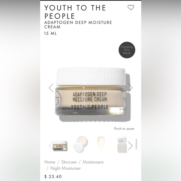 Youth To The People NEW - Adaptogen Deep Moisturizing Cream 15ml - Picture 7 of 7